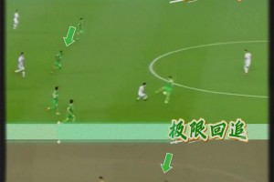 三位国安攻击线外援玩命回追防守的样子，完美展现国安精神