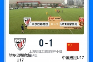 U17国足力克毕巴青年B队，A队将赴萨格勒布参赛