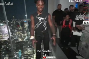 浑身是胆！名场面：甲亢哥在纽约最高峰完成后空翻！